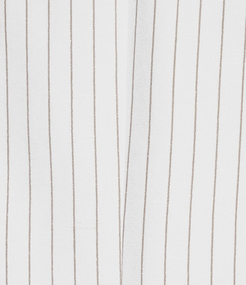 Calvin Klein Pinstripe Linen Blend One-Button Blazer