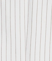 Calvin Klein Pinstripe Linen Blend One-Button Blazer