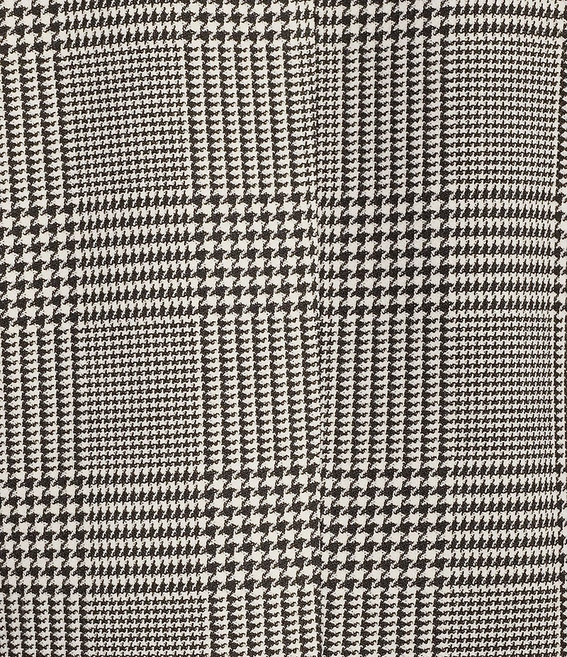 Calvin Klein Plaid 6-Button Notch Lapel Long Sleeve Jacket
