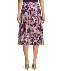 Calvin Klein Pleated A-Line Midi Skirt