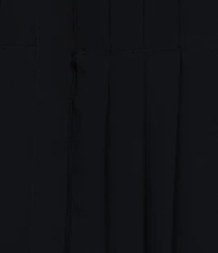 Calvin Klein Pleated Chiffon Point Collar Sleeveless Button Front Shirt