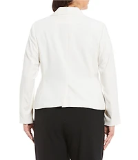 Calvin Klein Plus Size Long Sleeve 2-Button Suit Jacket