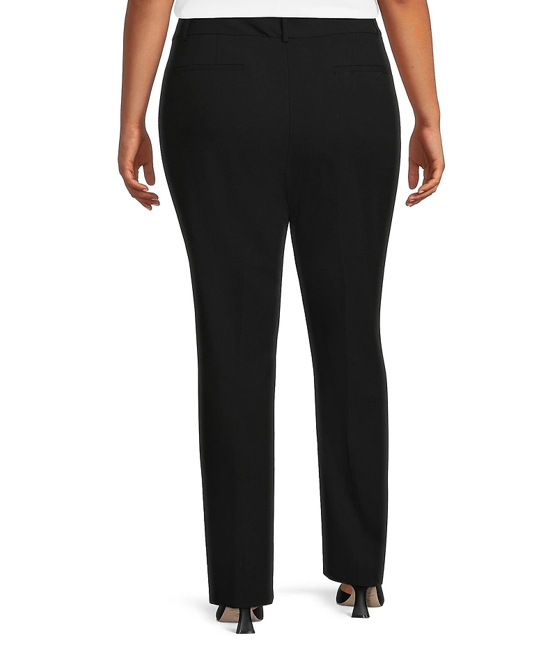 Calvin Klein Plus Size Curvy Fit Straight Leg Pants