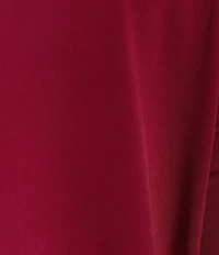 Calvin Klein Plus Size Solid Knit Split Round Neck 3/4 Sleeve Hi-Low Hem Relaxed Top