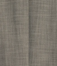Calvin Klein Plus Size Stretch Heathered Woven Notch Lapel Collar Long Sleeve One-Button Long Jacket