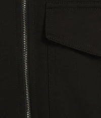 Calvin Klein Ponte Point Collar Bomber Jacket