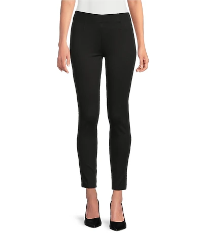 Calvin Klein Ponte Pull On Ankle Straight Leg Pants