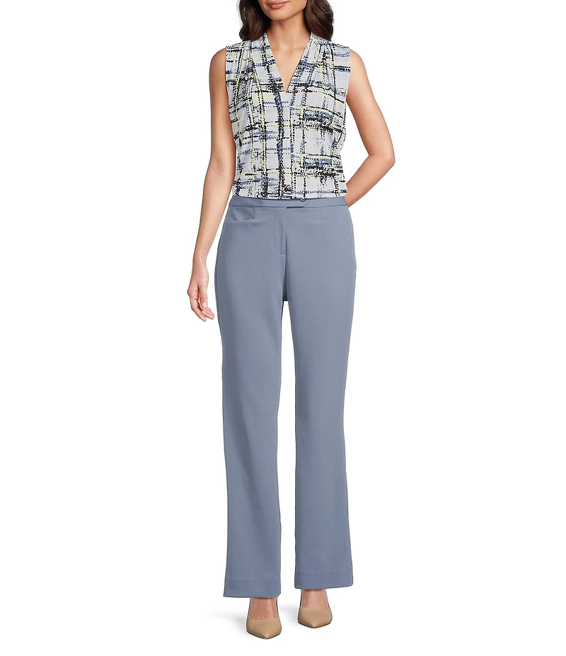 Calvin Klein Printed Knit V-Neck Sleeveless Cami Top