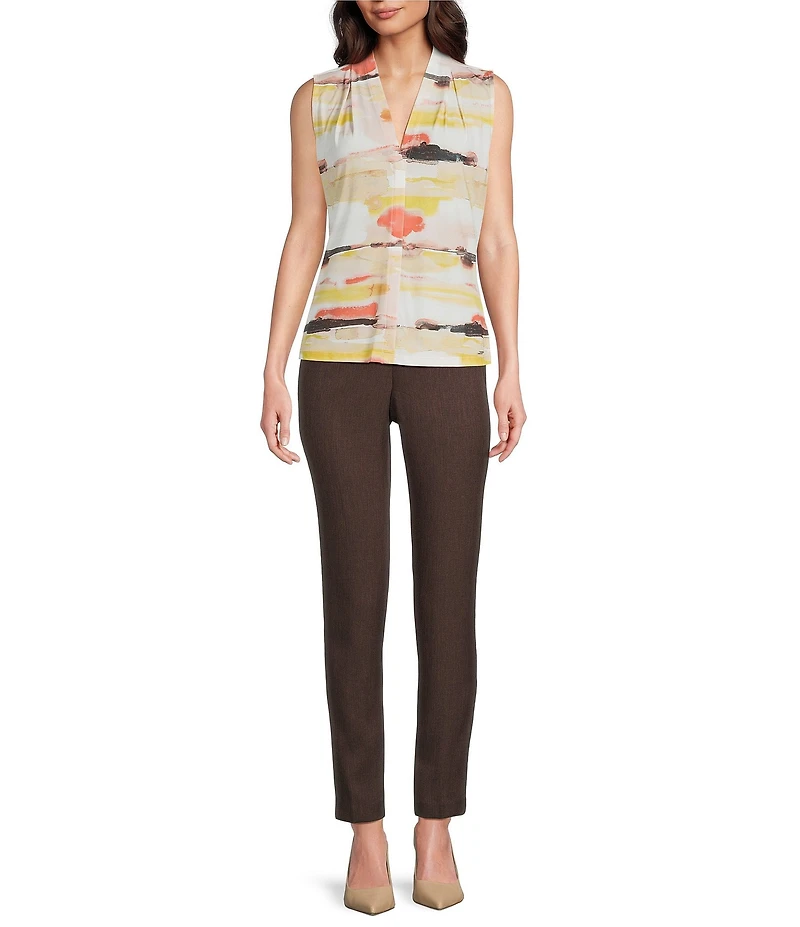 Calvin Klein Printed V-Neck Sleeveless Cami Top