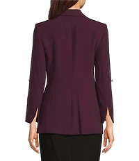 Calvin Klein Roll Tab Sleeve 2-Button Jacket