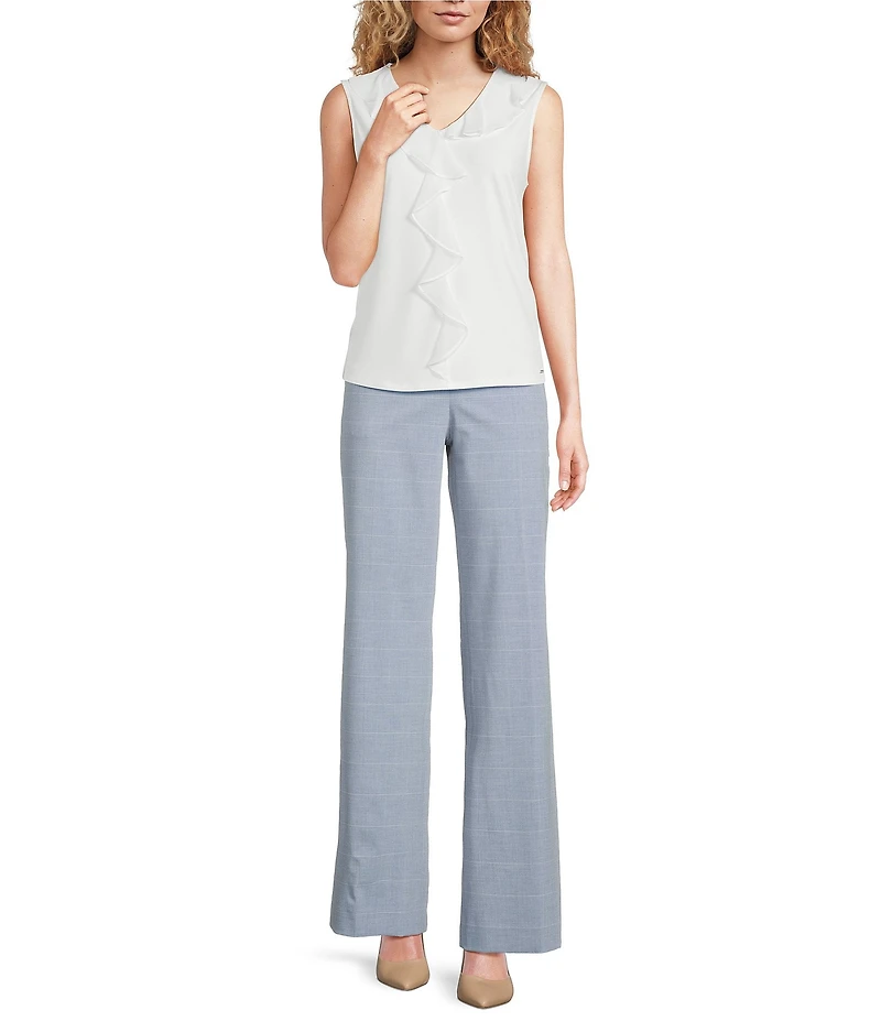 Calvin Klein Ruffle Front V-Neck Sleeveless Cami