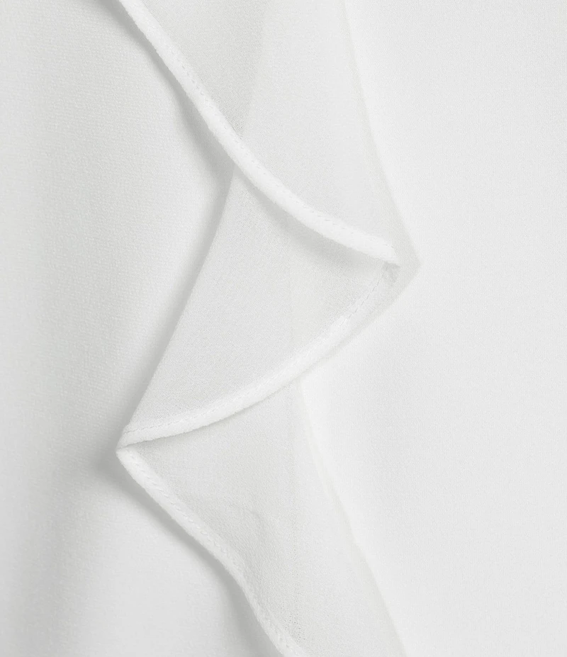 Calvin Klein Ruffle Front V-Neck Sleeveless Cami