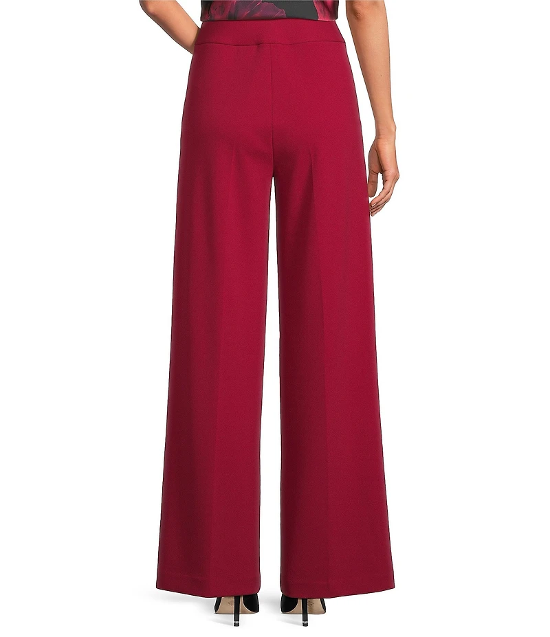 Calvin Klein Scuba Crepe Wide Leg Pants