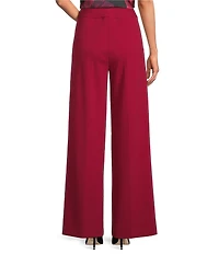 Calvin Klein Scuba Crepe Wide Leg Pants
