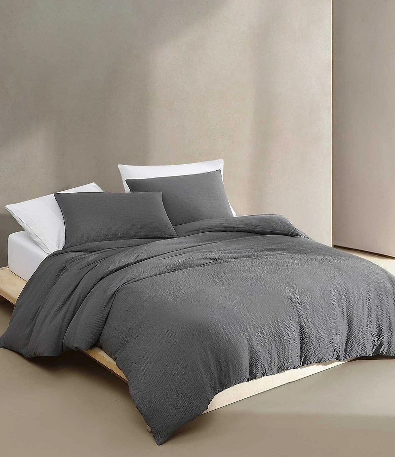 Calvin Klein Seersucker Duvet Cover Mini Set