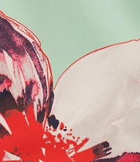 Calvin Klein Sleeveless Floral Print Sheath Dress