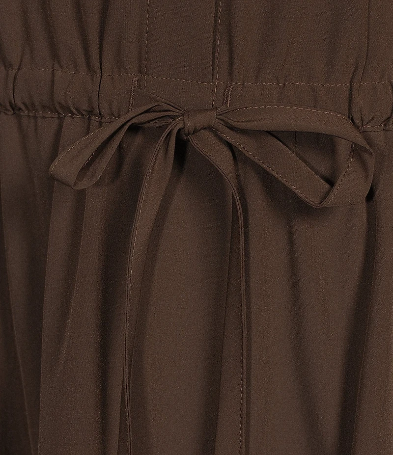 Calvin Klein Sleeveless Tiered Skirt A Line Midi Dress