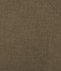 Calvin Klein Sleeveless V-Neck Gathered Side Tencel Midi Dress