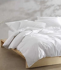 Calvin Klein Washed Percale Solid Duvet Cover Mini Set