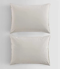 Calvin Klein Washed Percale Solid Duvet Cover Mini Set