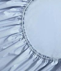 Calvin Klein Solid Washed Cotton Percale Sheet Set