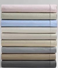Calvin Klein Solid Washed Cotton Percale Sheet Set