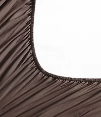 Calvin Klein Solid Washed Cotton Percale Sheet Set