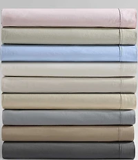 Calvin Klein Solid Washed Cotton Percale Sheet Set