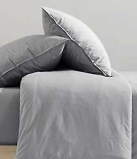 Calvin Klein Solid Washed Percale Comforter Mini Set