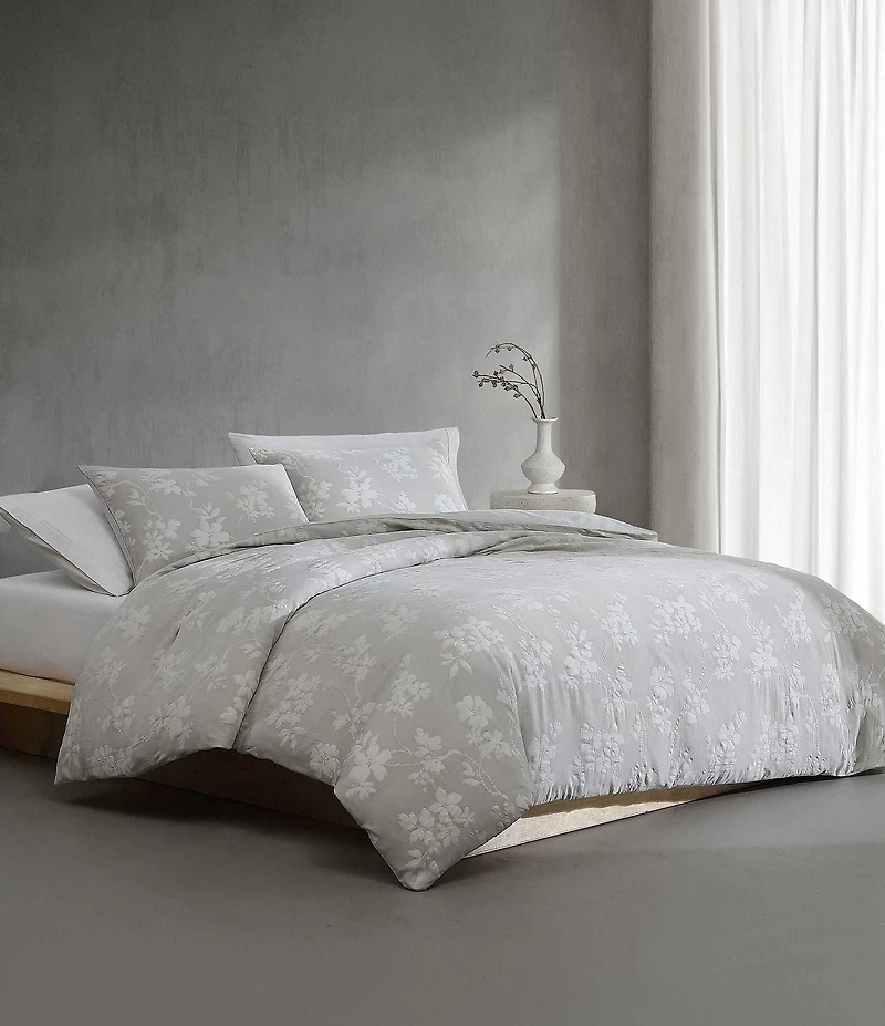 Calvin Klein Spring Branches Cotton Jacquard Duvet Cover Mini Set
