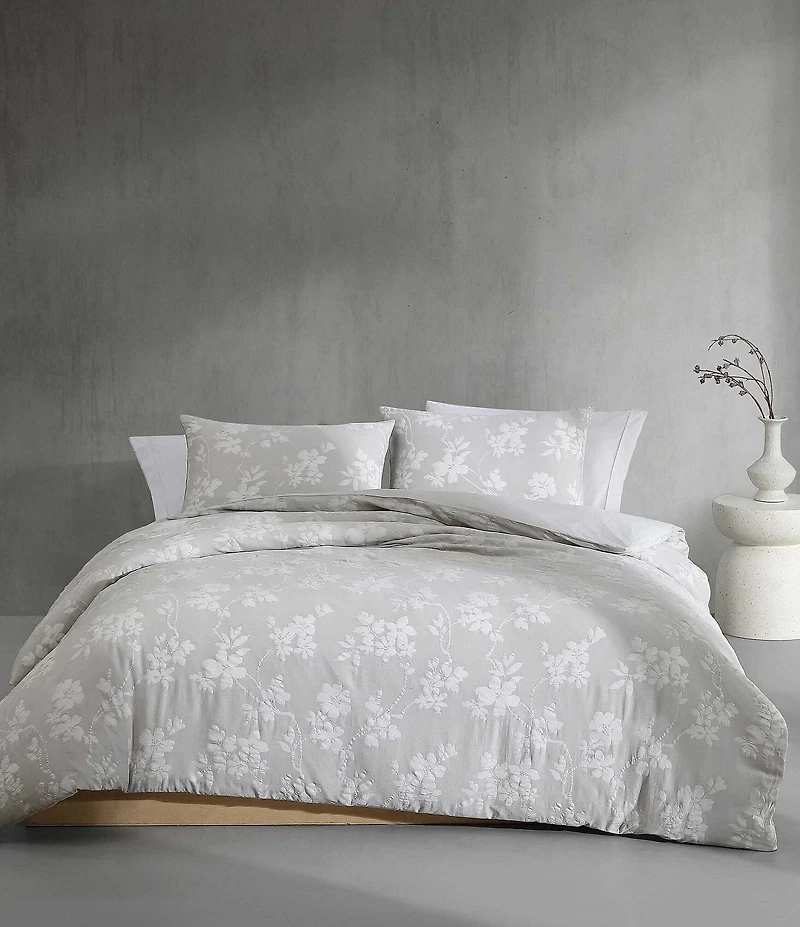 Calvin Klein Spring Branches Cotton Jacquard Duvet Cover Mini Set