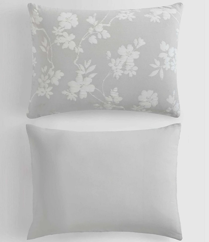 Calvin Klein Spring Branches Cotton Jacquard Duvet Cover Mini Set