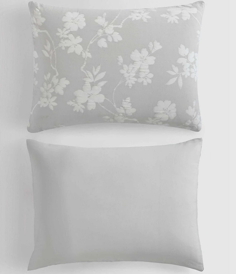 Calvin Klein Spring Branches Cotton Jacquard Mini Comforter Set