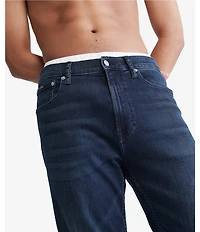 Calvin Klein Standard Straight Fit Stretch Denim Jeans