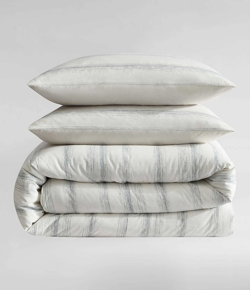 Calvin Klein Strie Stripe Cotton Yarn Dye Comforter Mini Set
