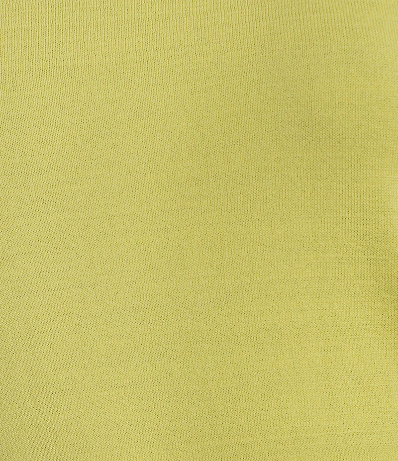 Calvin Klein Sweater Knit Crew Neck Short Sleeve Relaxed Fit Blouse