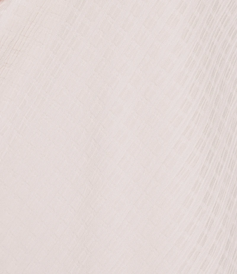 Calvin Klein Textured Georgette Cowl Neck Cap Sleeve Blouse