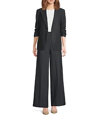 Calvin Klein Textured Knit Crew Neck Short Sleeve Top