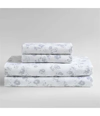 Calvin Klein Tossed Micro Floral Cotton Sateen Sheet Set