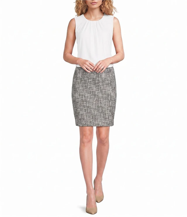 Calvin Klein Tweed Mini Skirt