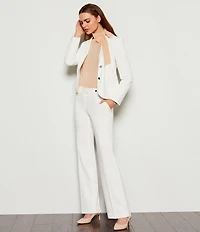 Calvin Klein Luxe Stretch 2 Button Notch Lapel Long Sleeve Blazer