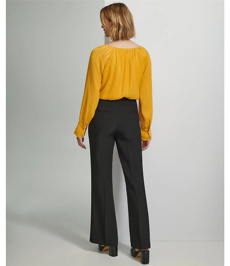 Calvin Klein V Neckline Long Sleeve Blouse
