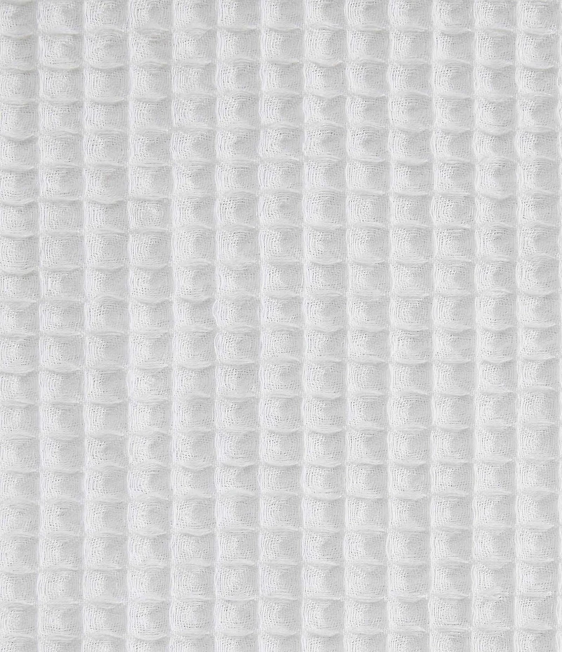 Calvin Klein Waffle Solid Textured Shower Curtain