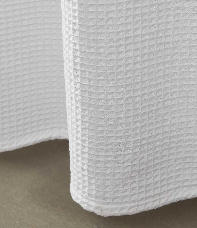 Calvin Klein Waffle Solid Textured Shower Curtain