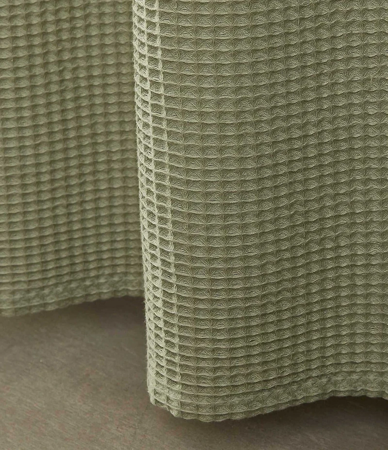 Calvin Klein Waffle Solid Textured Shower Curtain