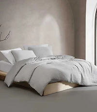 Calvin Klein Washed Texture Cotton Jacquard Duvet Cover Mini Set