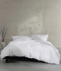Calvin Klein Washed Textured Cotton Jacquard Mini Comforter Set