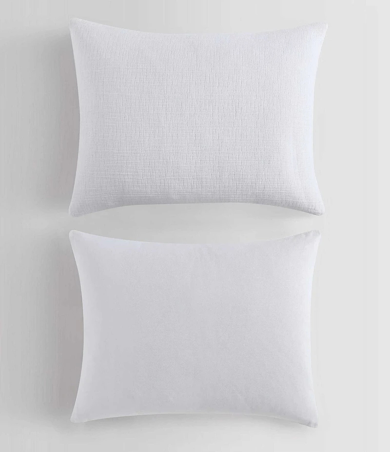 Calvin Klein Washed Textured Cotton Jacquard Mini Comforter Set