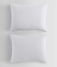 Calvin Klein Washed Textured Cotton Jacquard Mini Comforter Set