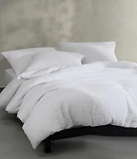 Calvin Klein Washed Textured Cotton Jacquard Mini Comforter Set